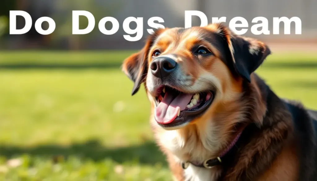 Do Dogs Dream?