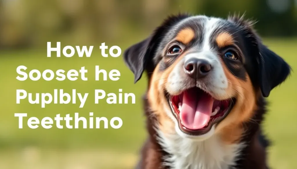 How to Soothe Puppy Teething Pain