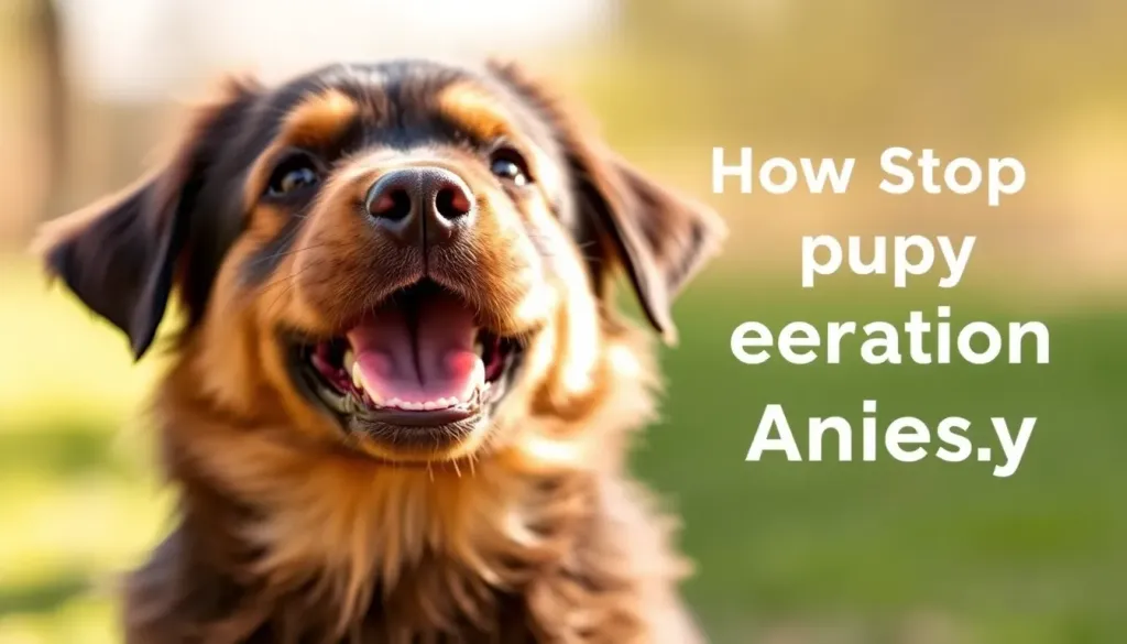 Stop Puppy Separation Anxiety: Expert Solutions