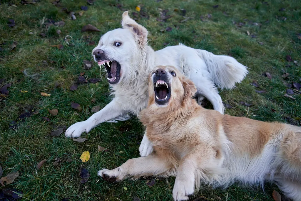 A female golden retriever engaging in humping behavior with a plush toy on a living room floor, demonstrating common non-sexual canine behavior